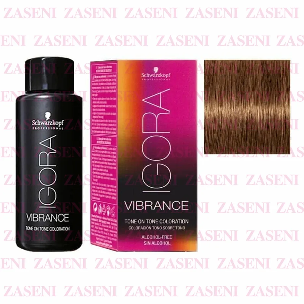 SCHWARZKOPF TINTE IGORA VIBRANCE 7-55 RUBIO MEDIO DORADO INTENSO 60ML