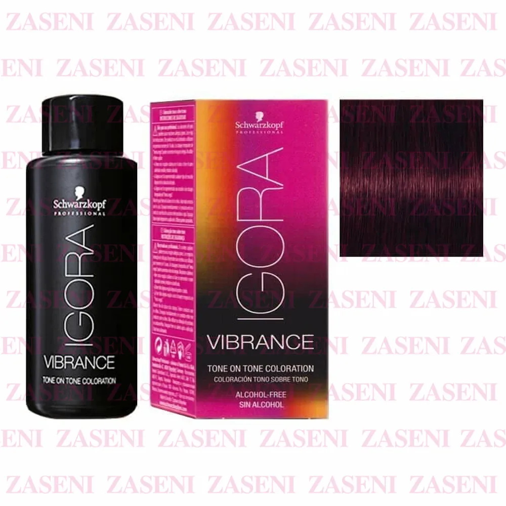 SCHWARZKOPF TINTE IGORA VIBRANCE 4-99 CASTAÑO MEDIO VIOLETA INTENSO 60ML