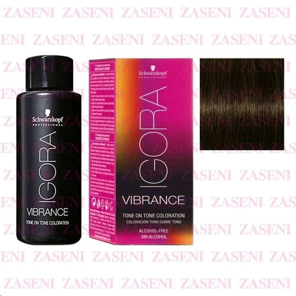 SCHWARZKOPF TINTE IGORA VIBRANCE 4-63 CASTAÑO MEDIO CHOCOLATE MATE 60ML