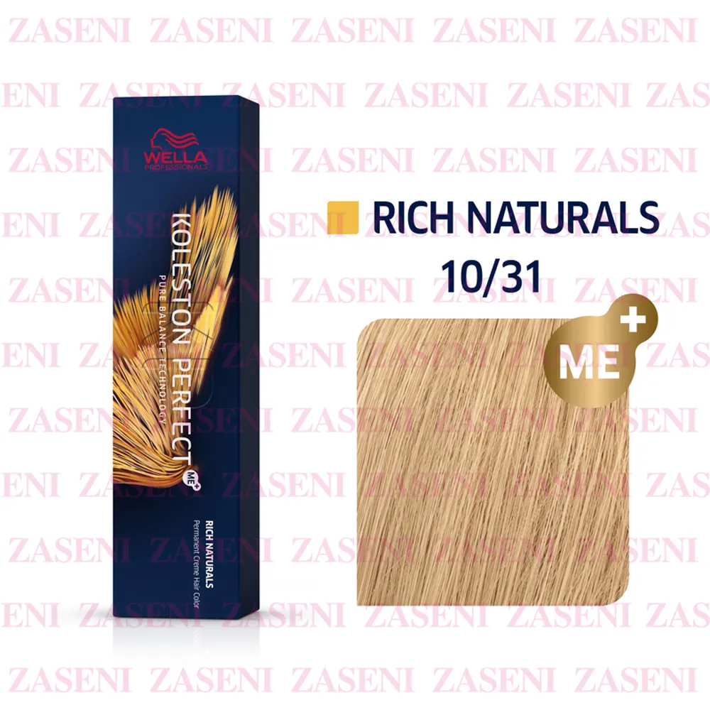 WELLA TINTE KOLESTON PERFECT ME+ RICH NATURALS 10/31 RUBIO SÚPER CLARO DORADO CENIZA 60ML