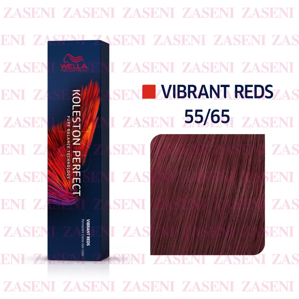 WELLA TINTE KOLESTON PERFECT VIBRANT REDS 55/65 CASTAÑO CLARO VIOLETA CAOBA 60ML