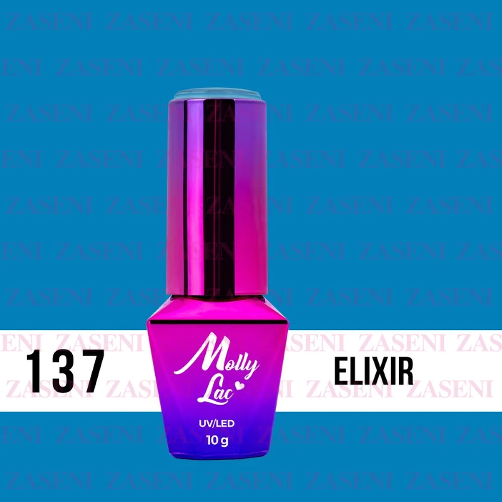 MOLLY LAC ESMALTE SEMIPERMANENTE BLUE SKY Nº 137 ELIXIR 10ML