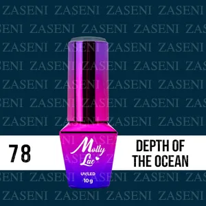 MOLLY LAC ESMALTE SEMIPERMANENTE BLUE SKY Nº 78 DEPTH OF THE OCEAN 10ML