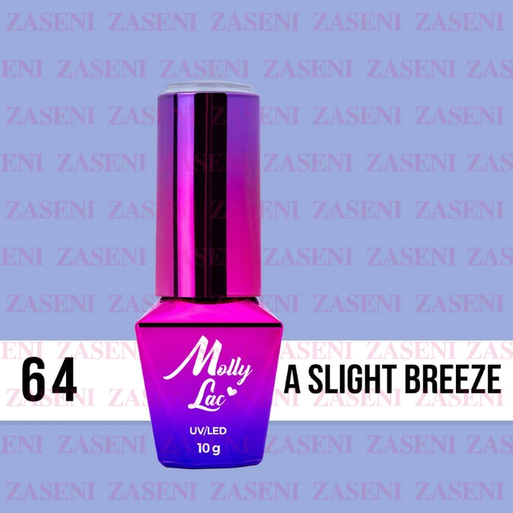 MOLLY LAC ESMALTE SEMIPERMANENTE BLUE SKY Nº 64 A SLIGHT BREEZE 10ML