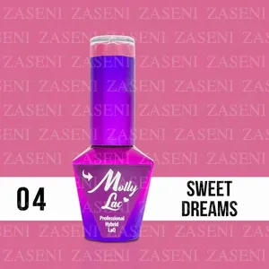 MOLLY LAC ESMALTE SEMIPERMANENTE GLAMOUR WOMAN Nº 04 SWEET DREAMS 10ML