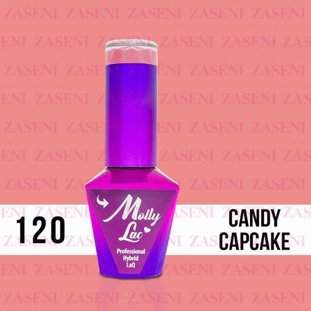 MOLLY LAC ESMALTE SEMIPERMANENTE YOGHURT Nº 120 CANDY CAPCKE 10ML