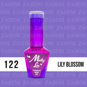 MOLLY LAC ESMALTE SEMIPERMANENTE YOGHURT Nº 122 LILY BLOSSOM 10ML