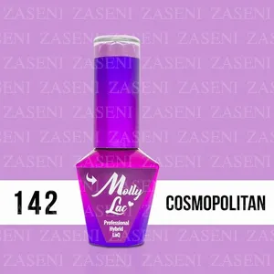 MOLLY LAC ESMALTE SEMIPERMANENTE FLAMINGO COLLECTION Nº 142 COSMOPOLITAN 10ML