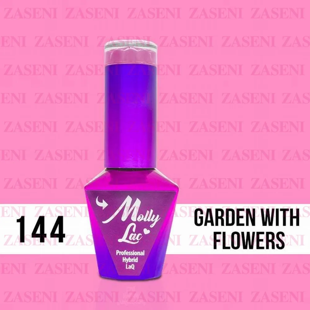 MOLLY LAC ESMALTE SEMIPERMANENTE FLAMINGO COLLECTION Nº 144 GARDEN WITH FLOWERS 10ML