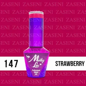 MOLLY LAC ESMALTE SEMIPERMANENTE FLAMINGO COLLECTION Nº 147 STRAWBERRY 10ML