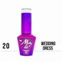 MOLLY LAC ESMALTE SEMIPERMANENTE WEDDING COLLECTION Nº 20 WEDDING DRESS 10ML