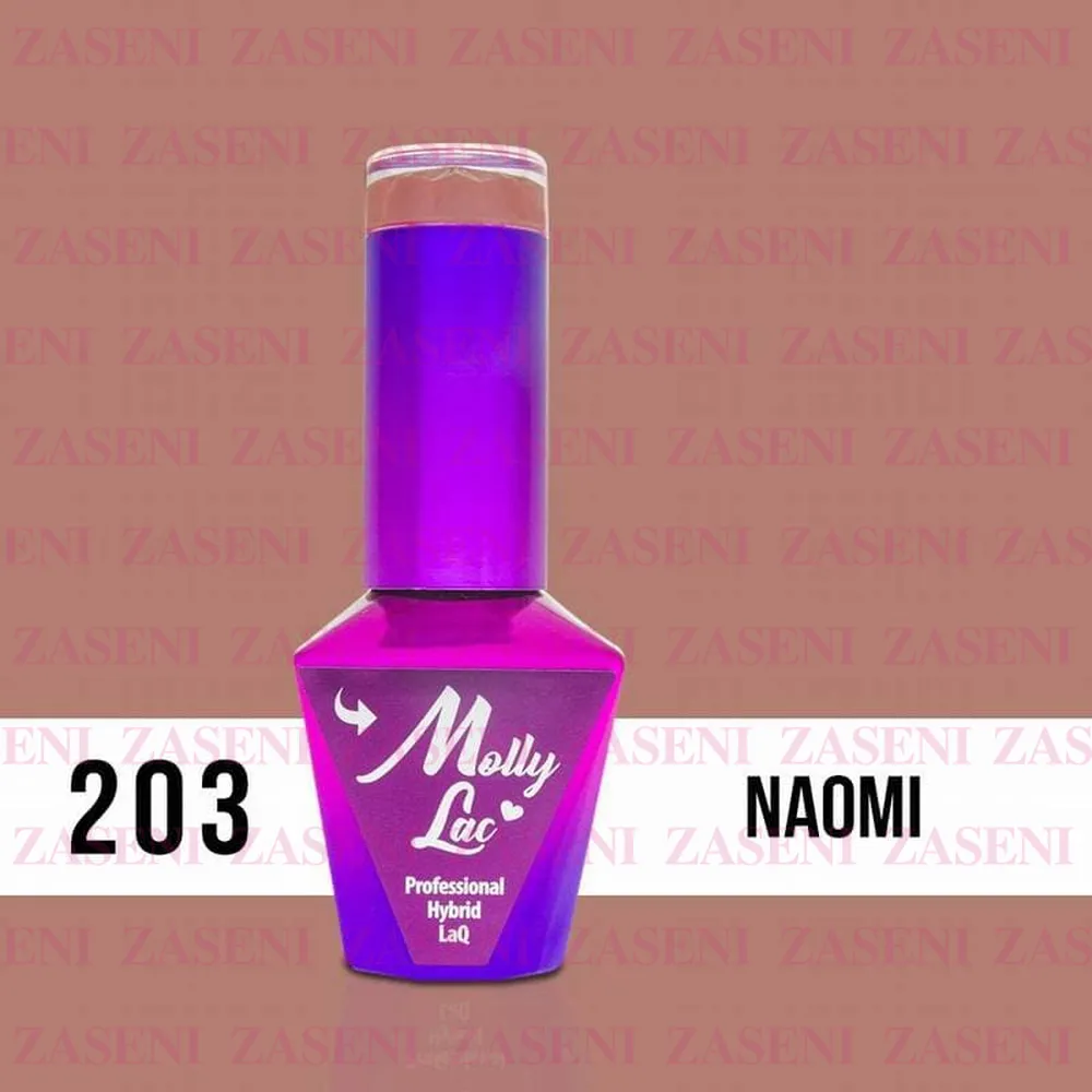 MOLLY LAC ESMALTE SEMIPERMANENTE SENSUAL Nº 203 NAOMI 10ML