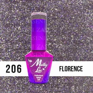 MOLLY LAC ESMALTE SEMIPERMANENTE SENSUAL Nº 206 FLORENCE 10ML