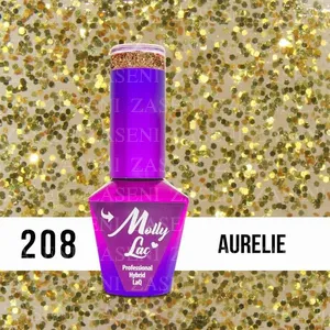 MOLLY LAC ESMALTE SEMIPERMANENTE SENSUAL Nº 208 AURELIE 10ML