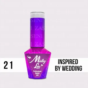 MOLLY LAC ESMALTE SEMIPERMANENTE WEDDING COLLECTION Nº 21 INSPIRED BY WEDDING 10ML