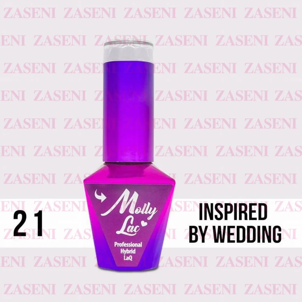 MOLLY LAC ESMALTE SEMIPERMANENTE WEDDING COLLECTION Nº 21 INSPIRED BY WEDDING 10ML