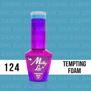 MOLLY LAC ESMALTE SEMIPERMANENTE YOGHURT Nº 124 TEMPTING FOAM 10ML