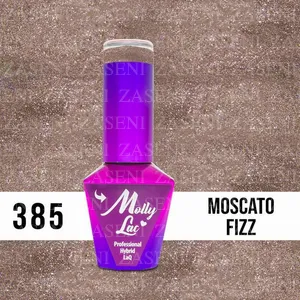 MOLLY LAC ESMALTE SEMIPERMANENTE WEDDING DREAM & CHAMPAGNE Nº 385 MOSCATO FIZZ 10ML