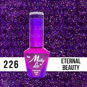 MOLLY LAC ESMALTE SEMIPERMANENTE WINTER CRYSTALIZE Nº 226 ETERNAL BEAUTY 10ML