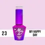 MOLLY LAC ESMALTE SEMIPERMANENTE WEDDING COLLECTION Nº 23 MY HAPPY DAY10ML