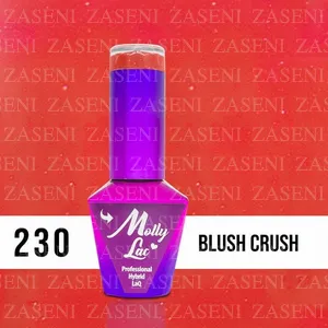 MOLLY LAC ESMALTE SEMIPERMANENTE GLOWING TIME Nº 230 BLUSH CRUSH 10ML