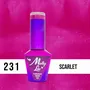 MOLLY LAC ESMALTE SEMIPERMANENTE GLOWING TIME Nº 231 SCARLET 10ML