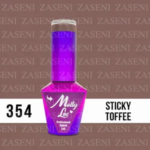 MOLLY LAC ESMALTE SEMIPERMANENTE CHOCO DREAMS Nº 354 STICKY TOFFEE 10ML