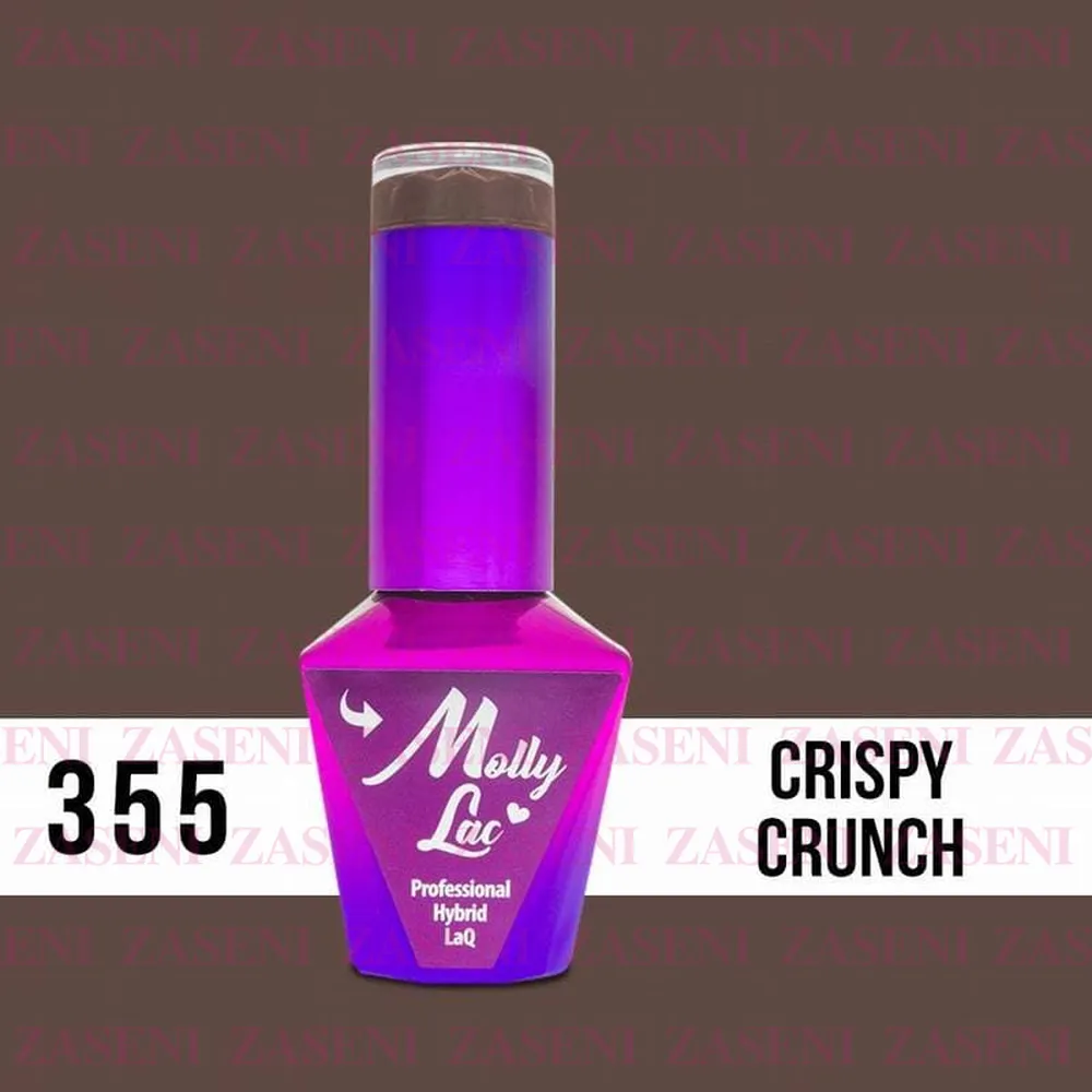 MOLLY LAC ESMALTE SEMIPERMANENTE CHOCO DREAMS Nº 355 CRISPY CRUNCH 10ML