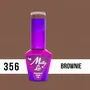 MOLLY LAC ESMALTE SEMIPERMANENTE CHOCO DREAMS Nº 356 BROWNIE 10ML