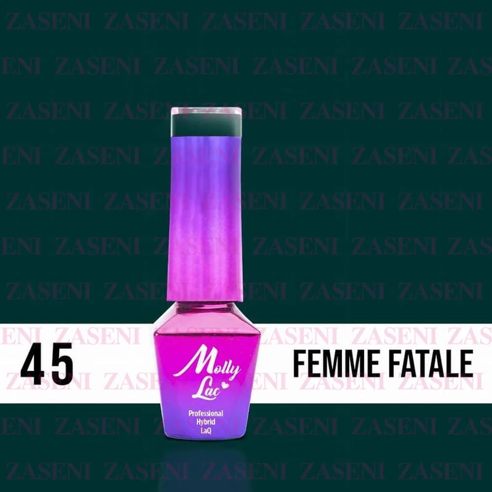 MOLLY LAC ESMALTE SEMIPERMANENTE ELITE WOMAN Nº 45 FEMME FATALE 10ML