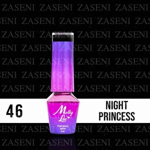 MOLLY LAC ESMALTE SEMIPERMANENTE ELITE WOMAN Nº 46 NIGHT PRINCESS 10ML