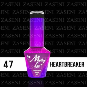 MOLLY LAC ESMALTE SEMIPERMANENTE ELITE WOMAN Nº 47 HEARTBREAKER 10ML