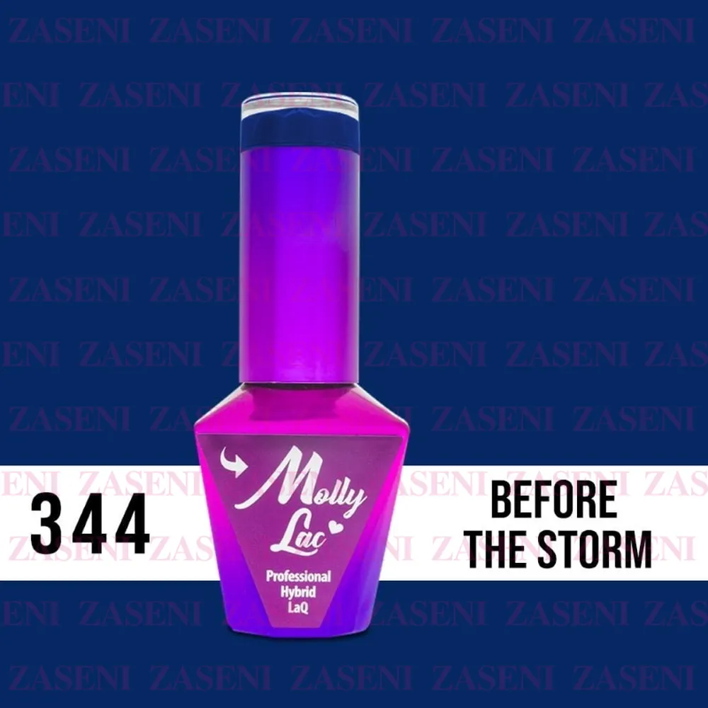 MOLLY LAC ESMALTE SEMIPERMANENTE FASHION OUTFIT Nº 344 BEFORE THE STORM 10ML