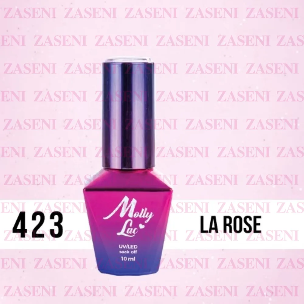 MOLLY LAC ESMALTE SEMIPERMANENTE FRENCH MADAME Nº 423 LA ROSE 10ML