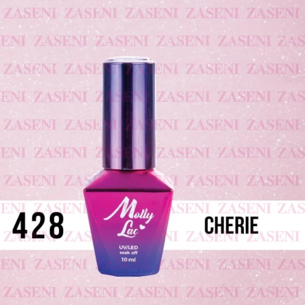 MOLLY LAC ESMALTE SEMIPERMANENTE FRENCH MADAME Nº 428 CHERIE 10ML