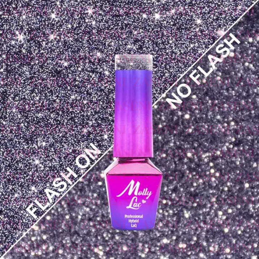 MOLLY LAC ESMALTE SEMIPERMANENTE FLASHING LIGHTS Nº 568 INSTANT CRUSH 5ML