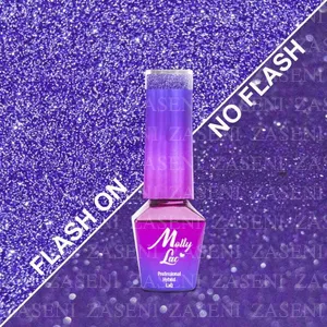 MOLLY LAC ESMALTE SEMIPERMANENTE FLASHING LIGHTS 3 Nº 614 INTO THE DARKNESS 5ML