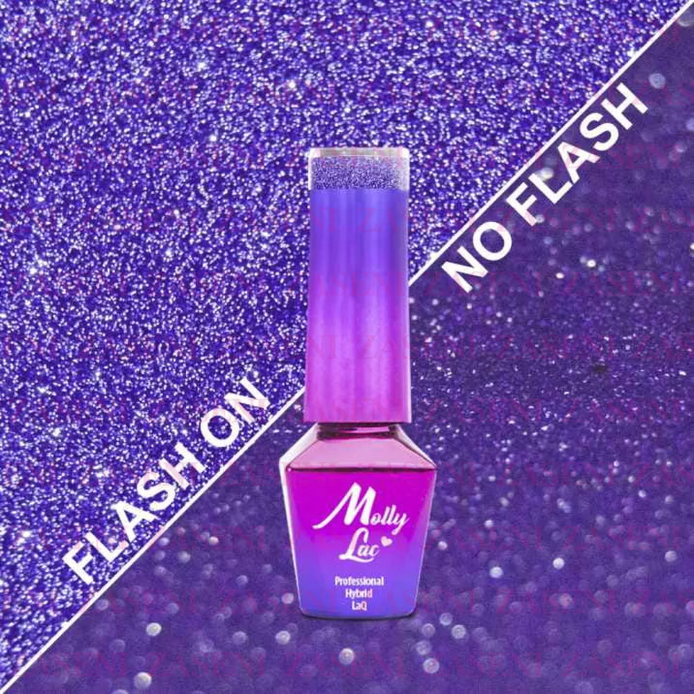 MOLLY LAC ESMALTE SEMIPERMANENTE FLASHING LIGHTS 3 Nº 614 INTO THE DARKNESS 5ML