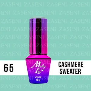 MOLLY LAC ESMALTE SEMIPERMANENTE GREEN PARTY Nº 65 CASHMERE SWEATER 10ML