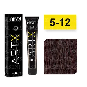 NIRVEL TINTE ARTX 5-12 CASTAÑO CLARO CENIZA IRISADO 60ML