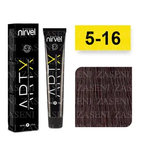 NIRVEL TINTE ARTX 5-16 CASTAÑO CLARO CENIZA VIOLETA 60ML