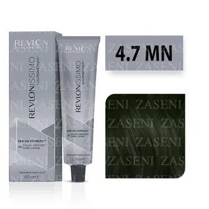 REVLON TINTE REVLONISSIMO COLORSMETIQUE NATURALES 4.7MN CASTAÑO MEDIO VERDE 60ML