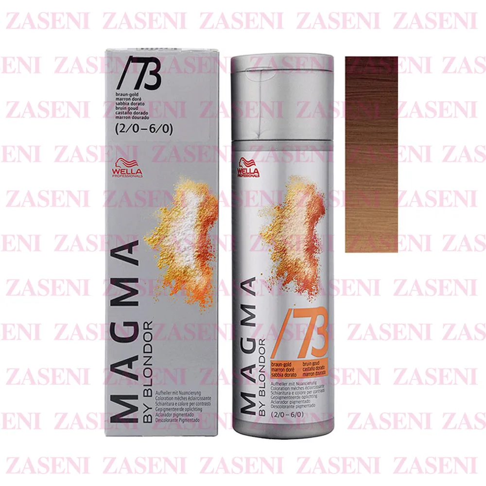 WELLA MAGMA DECOLORACIÓN PIGMENTADA /73 2/0 - 6/0 CASTAÑO DORADO 120GR