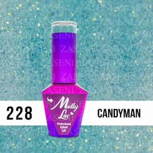 MOLLY LAC ESMALTE SEMIPERMANENTE WINTER CRYSTALIZE Nº 228 CANDYMAN 10ML