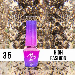 MOLLY LAC ESMALTE SEMIPERMANENTE QUEENS OF LIFE Nº 35 HIGH FASHION 10ML