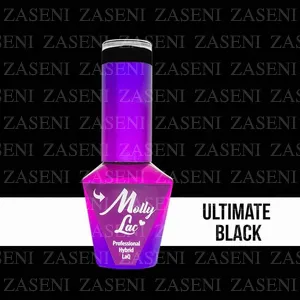 MOLLY LAC ESMALTE SEMIPERMANENTE ULTIMATE BLACK 10ML