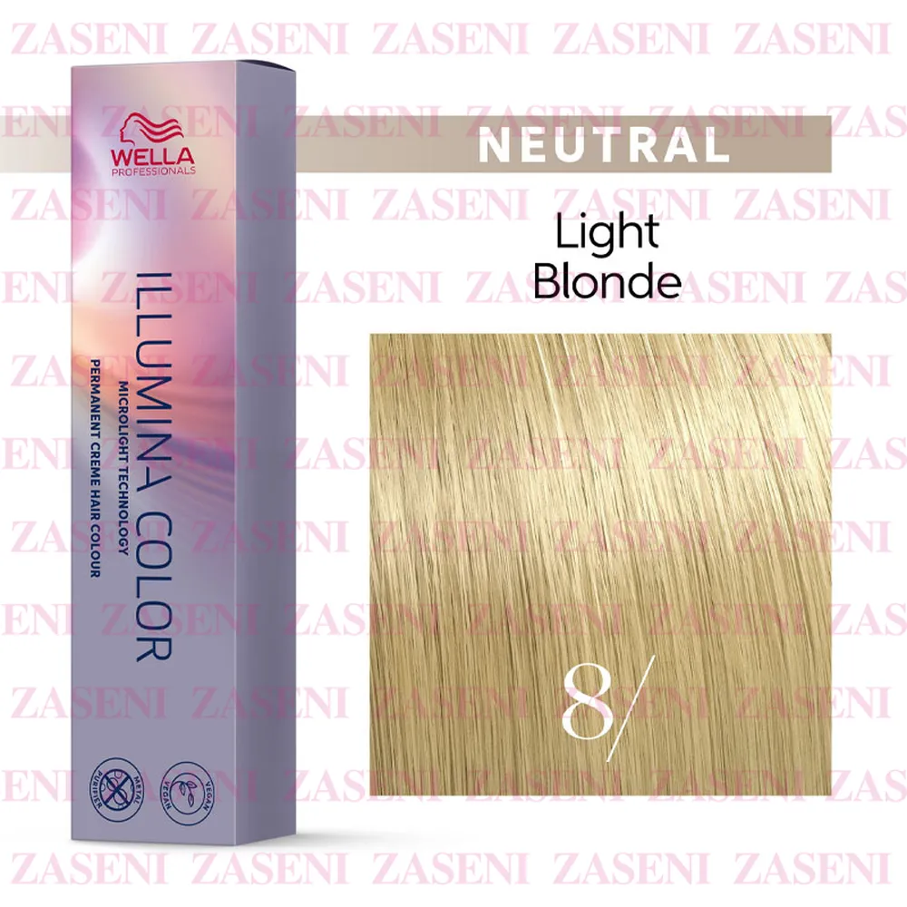 WELLA TINTE ILLUMINA COLOR NEUTRAL 8/ RUBIO CLARO 60ML