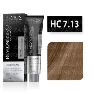 REVLON TINTE REVLONISSIMO HIGH COVERAGE Nº 7.13 RUBIO BEIGE 60ML