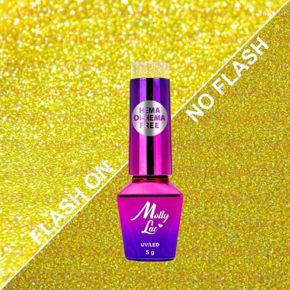 MOLLY LAC ESMALTE SEMIPERMANENTE FLASHING LIGHTS Nº 640 ENDLESS SUN 5ML