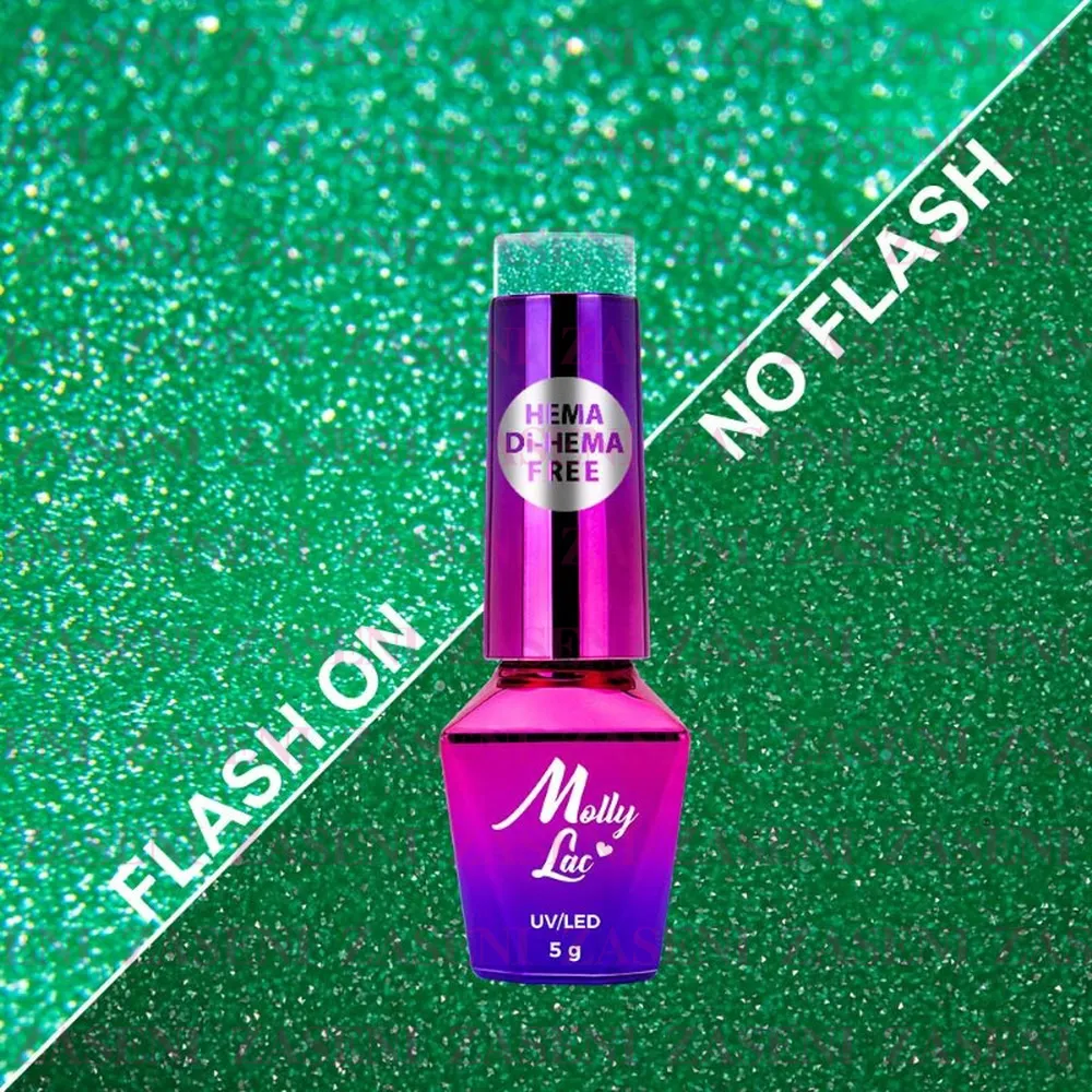 MOLLY LAC ESMALTE SEMIPERMANENTE FLASHING LIGHTS Nº 646 BOTANIC FEVER 5ML